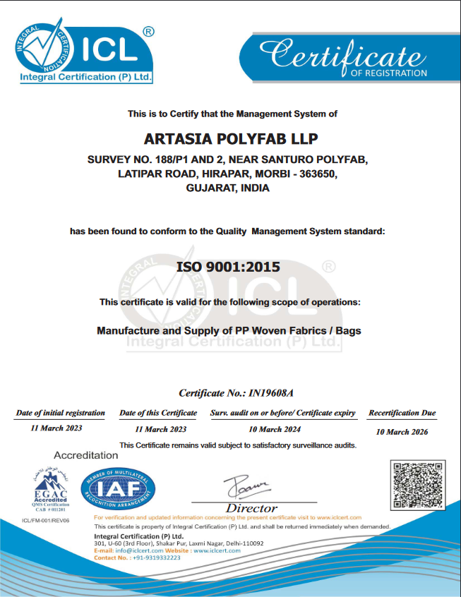 Quality Certificated